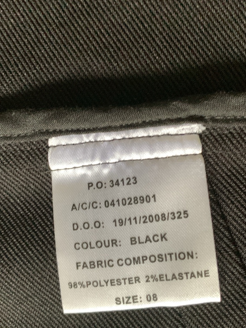 Women's Black Double-Breasted Military Jacket - Picture 6 of 10